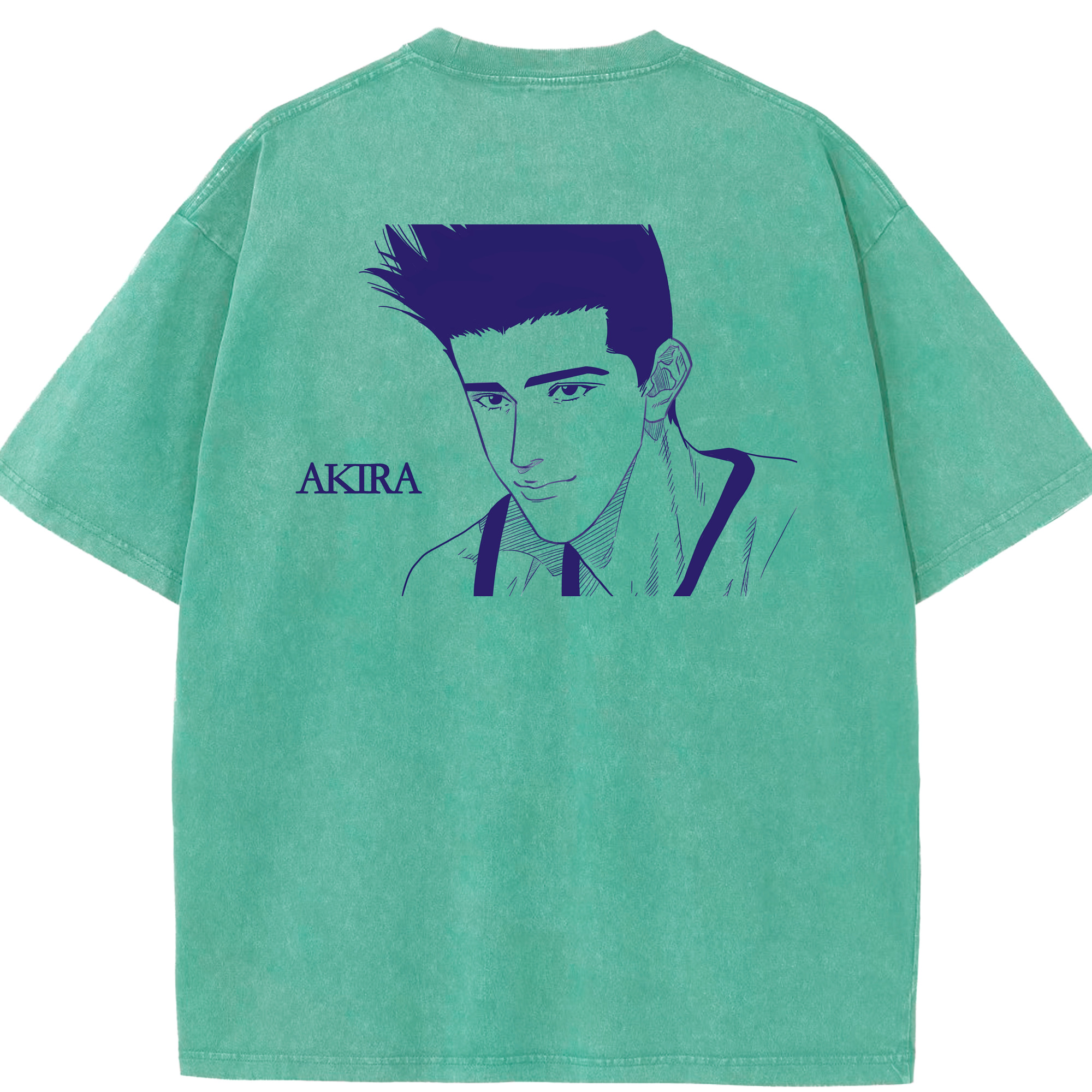 （画像用） SLAM DUNK／スラムダンク 綿100% ヴィンテージ風 半袖Tシャツ（背面プリント）